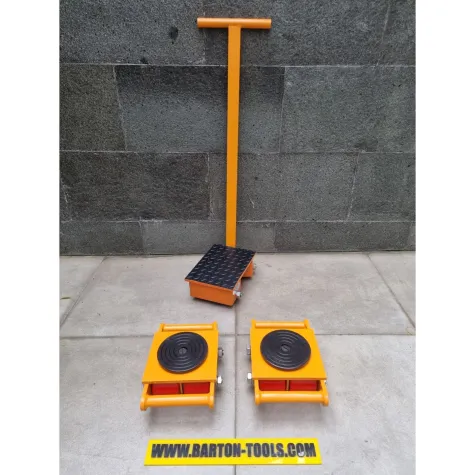 Skid Rollers Set Space / Skid / Skate / Tank / Machine Roller / Trolley / Dolly 12 Ton Set AB-12 BARTON 1 ab_12