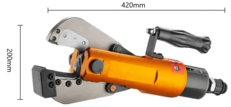 Hydraulic ACSR Cutter Hydraulic ACSR 50mm / Steel Wire 12mm Cutter BC-50C BARTON 2 bc_50c_dimensions