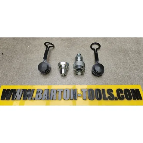 Hydraulic Couplers Hydraulic Couplers Set Enerpac Model 3/8" R2 700bar 70MPa 10000psi Male Female CH-604 BARTON 1 ch_604