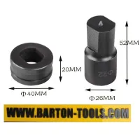 Hydraulic Punching Oval Dies 8x1214x22mm  Punch Die  Mata Pon Hidrolik untuk CH70 HHM70 BARTON