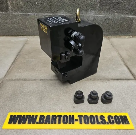 Hydraulic Busbar Punching Heavy Duty Hydraulic Busbar Punching Double Acting / Hole Punch Punching Tool / Pelubang Pembolong Plat Besi 12mm CH-75B BARTON 1 ch_75b