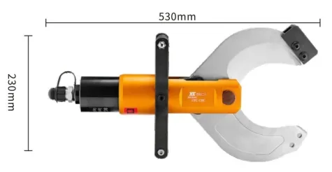 Hydraulic Cable Cutters Head C-Head Hydraulic Wire Cable Cutter / Gunting Potong / Kepala Pemotong Kabel kawat Al Cu 120mm Hidrolik CPC-120C BARTON 2 cpc_120c_dimensions