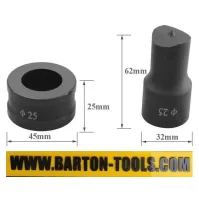 Hydraulic Punching Round Dies 4530mm  Punch Die  Mata Pon Hidrolik untuk HHM80 BARTON