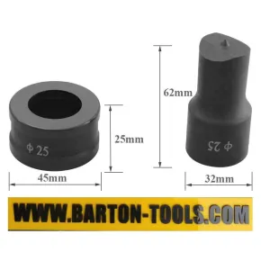 Busbar Tools Accessories Hydraulic Punching Round Dies 4.5-30mm / Punch Die / Mata Pon Hidrolik untuk CH-80 BARTON 1 dies_ch_80