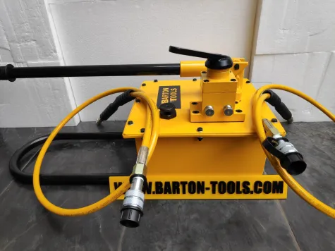 Hand-Operated Manual Hydraulic Pumps Hand Operated Hydraulic Pump / Pompa Tangan Hidrolik Manual Double Acting 7 Liter - HHB-7000S - BARTON 1 hhb_7000s