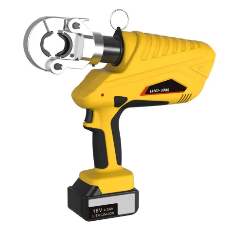 Battery Hydraulic Crimping Tools Battery Powered Hydraulic Crimping Tool / Crimper / Tang Crimp Press Skun Baterai 300mm² - HHYD-300G - BARTON 2 hhyd_300g_battery_cable_lug_hydraulic_crimper