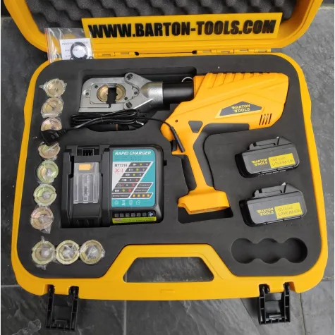 Battery Hydraulic Crimping Tools Battery Powered Hydraulic Crimping Tool / Crimper / Tang Crimp Press Skun Baterai 300mm² - HHYD-300H - BARTON 1 hhyd_300h