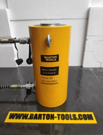 Double Acting General-Purpose Hydraulic Cylinders Double Acting Hydraulic Cylinder / Silinder Hidrolik 100 Ton 200mm Stroke - HHYG-100200S - BARTON 1 hhyg_100200s