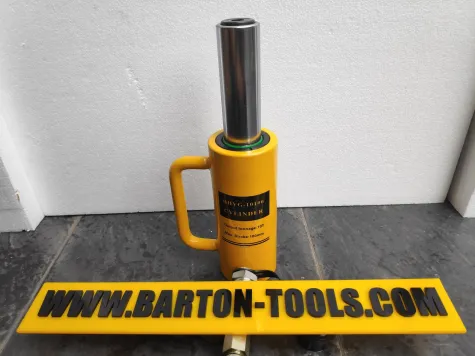 Single Acting Standard-Height Hydraulic Cylinders Single Acting Hydraulic Cylinder / Silinder Hidrolik 10 Ton 100mm Stroke - HHYG-10100 - BARTON 1 hhyg_10100