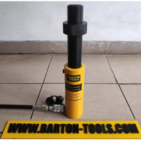 Single Acting Lock Nut Hydraulic Cylinder Single Acting Lock Nut Hydraulic Cylinder 10T x 150mm HHYG-10150LS BARTON 1 hhyg_10150ls