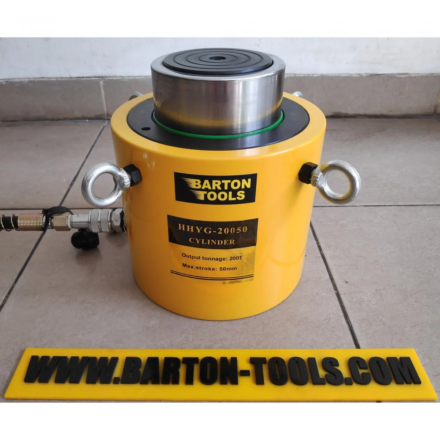 Single Acting Hydraulic Cylinder / Silinder Hidrolik 200 Ton 50mm ...