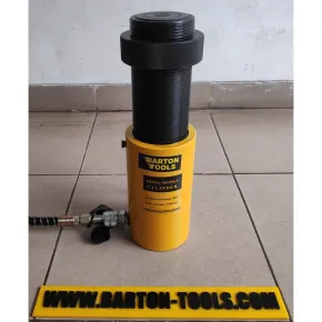 Single Acting Lock Nut Hydraulic Cylinder Single Acting Lock Nut Hydraulic Cylinder 50T x 150mm HHYG-50150LS BARTON 1 hhyg_50150ls