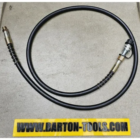 Hydraulic Hose Rubber Hydraulic Hose 3/8" R2 700Bar 70MPa 10000psi 2M with Female Coupler / Selang Hidrolik 2MFC BARTON 1 hose_2m_mfc