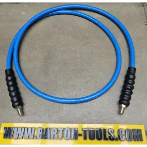 Hydraulic Hose Thermoplastic Hydraulic Hose 1/4" BSP 1800Bar 180MPa 26000psi 2M Blue BARTON 1 hydraulic_hose_1800_bar_2m