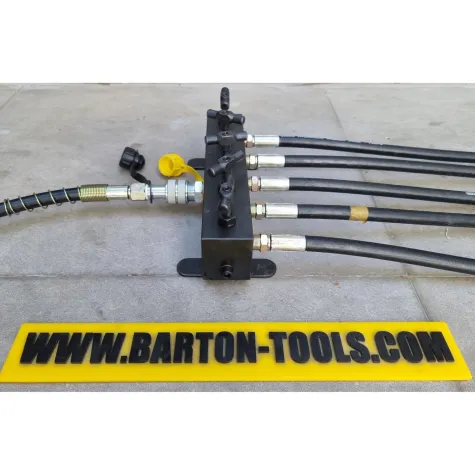 Hydraulic Manifold 5 Port 3/8" Hydraulic Manifold 700Bar 70MPa 10000psi / Cabang 5 Hidrolik MF5RCT BARTON 1 mf5rct