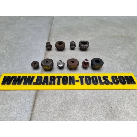 Electric Knockout Hole Punchers Dies for MHP-20 BARTON 1 mhp_20_dies_set