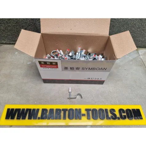 Stampset / Ramset Paku Tembak Beton Mesiu Pipe Nail 16mm 3/8" isi 100 pcs untuk Stampset D-M1 BARTON 1 pipe_nails_16mm