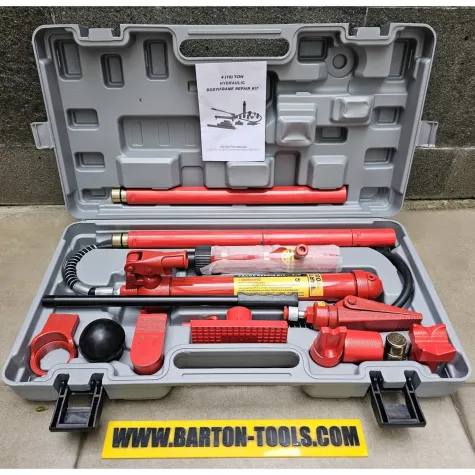 Body Repair Kit Auto Body Frame Repair Kit Hydraulic Porta Jack Set 10 Ton PPJ1001B BARTON 1 ppj1001b