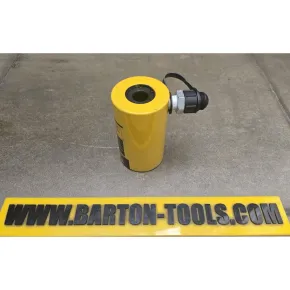 Single Acting Hollow Plunger Hydraulic Cylinders Single Acting Hollow Plunger Hydraulic Cylinder / Silinder Hidrolik 10 Ton 50mm Stroke RCH-1050 BARTON 2 rch_1050_pic_2