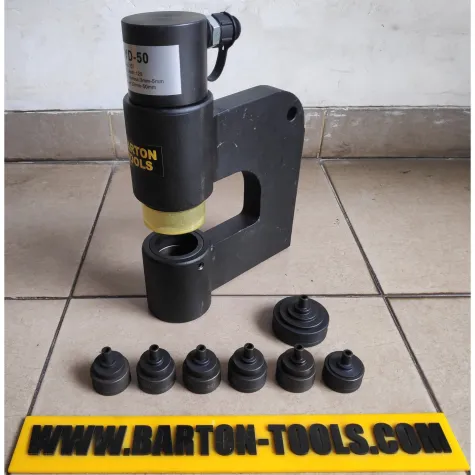 Hydraulic Knockout Hole Punchers Hydraulic Hole Puncher 16-50mm x 5mm SYD-50F BARTON 1 syd_50f