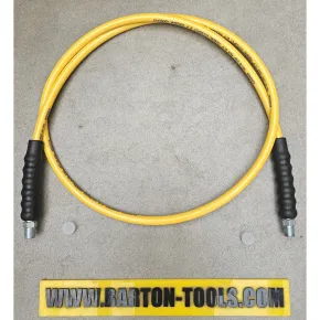 Hydraulic Hose Thermoplastic Hydraulic Hose 3/8" R2 700Bar 70MPa 10000psi 2M Yellow / Selang Hidrolik Kuning XH-2-2SP BARTON 1 yellow_hose_mf