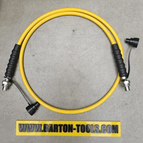 Hydraulic Hose Thermoplastic Hydraulic Hose 3/8" R2 700Bar 70MPa 10000psi 2M Yellow / Selang Hidrolik Kuning XH-2-2SP BARTON 3 yellow_hose_mfcc