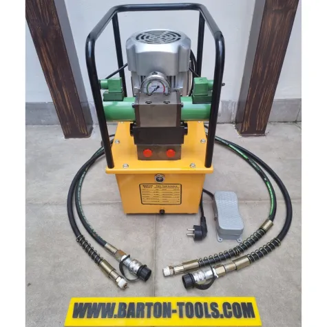 Electric Hydraulic Pumps Electric Hydraulic Pump 8L 0.9L/min Auto Double Acting / Pompa Hidrolik Elektrik Listrik / Power Pack 700bar ZHH-700B-2 BARTON 1 zhh_700b_2